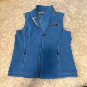 Vineyard Vines Blue Fleece Vest Small Women’s